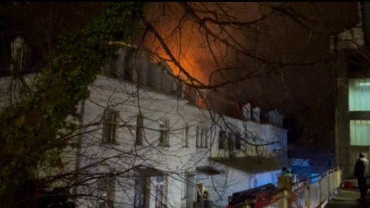 Požar u krugu Infektivne klinike u Beogradu, jedna osoba stradala