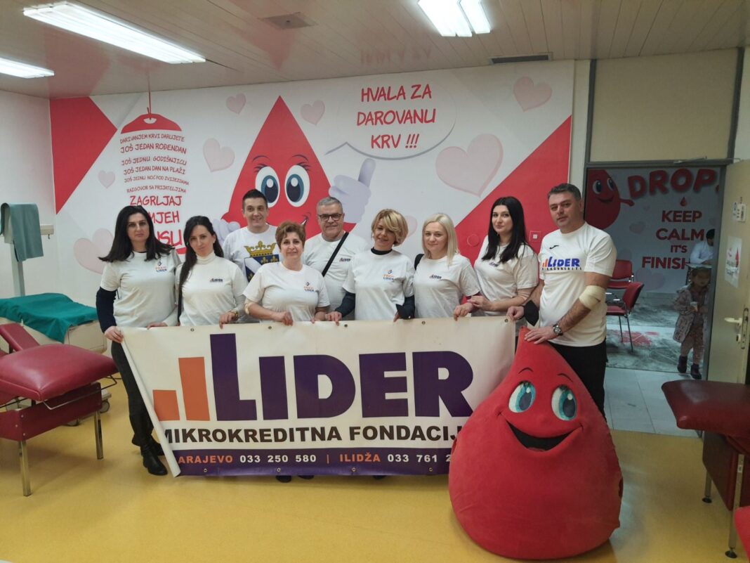 Uposlenici MKF Lider donirali krv u okviru akcije 