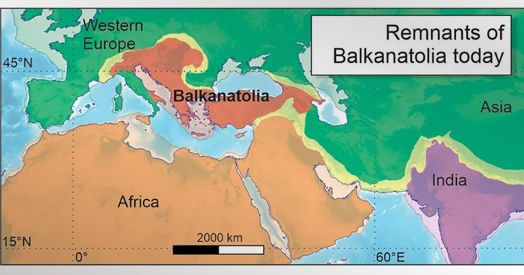 Otkriven drevni nestali kontinent Balkanatolija na kojem je bila i BiH