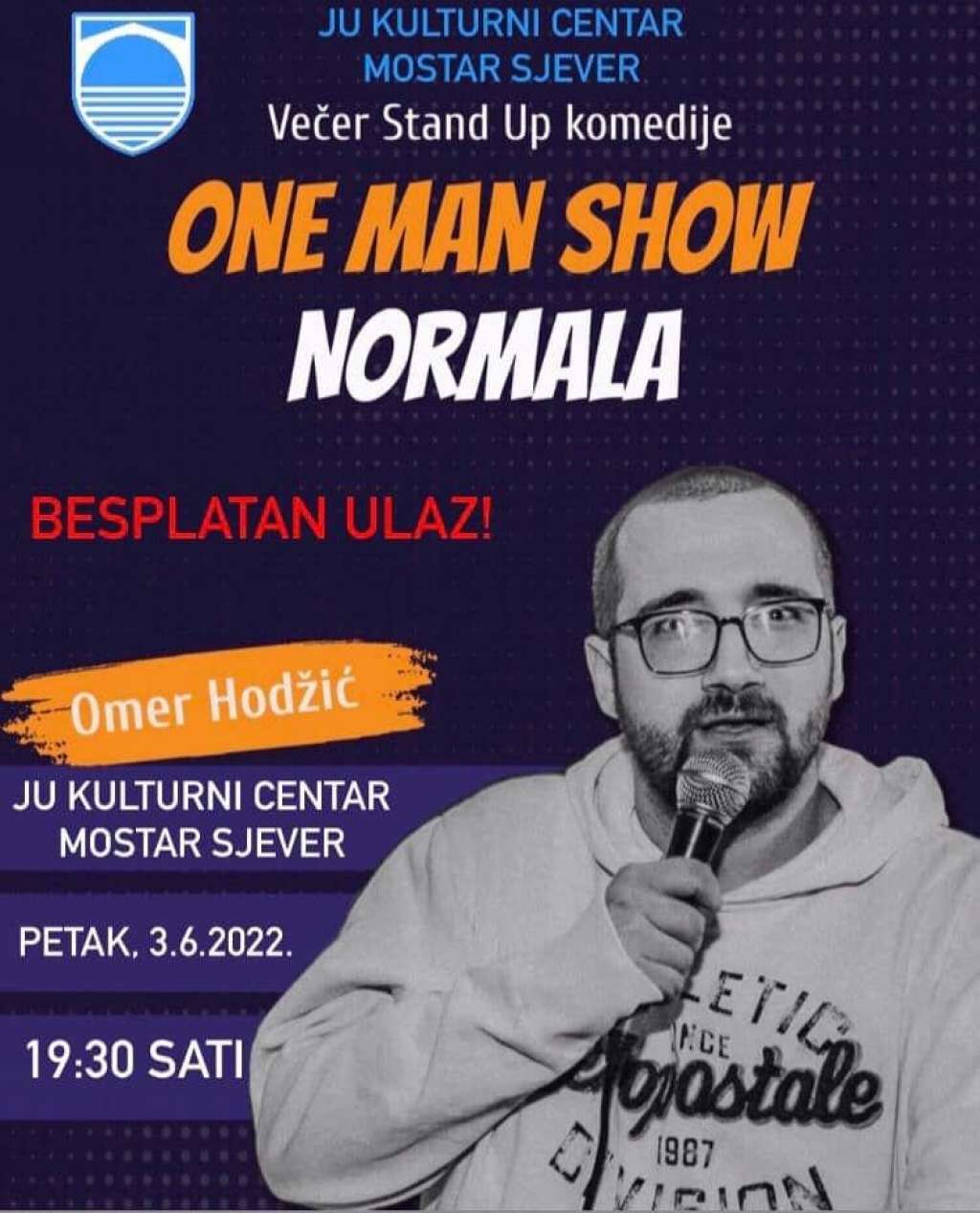 U petak večer stand up komedije 'One man show - normala'
