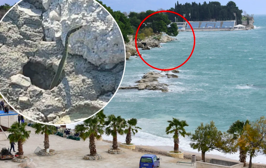 Ženu nasred gradske plaže u Splitu ugrizla zmija ravno u venu