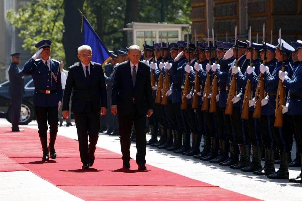 Erdogan svečano dočekan ispred zgrade Predsjedništva BiH