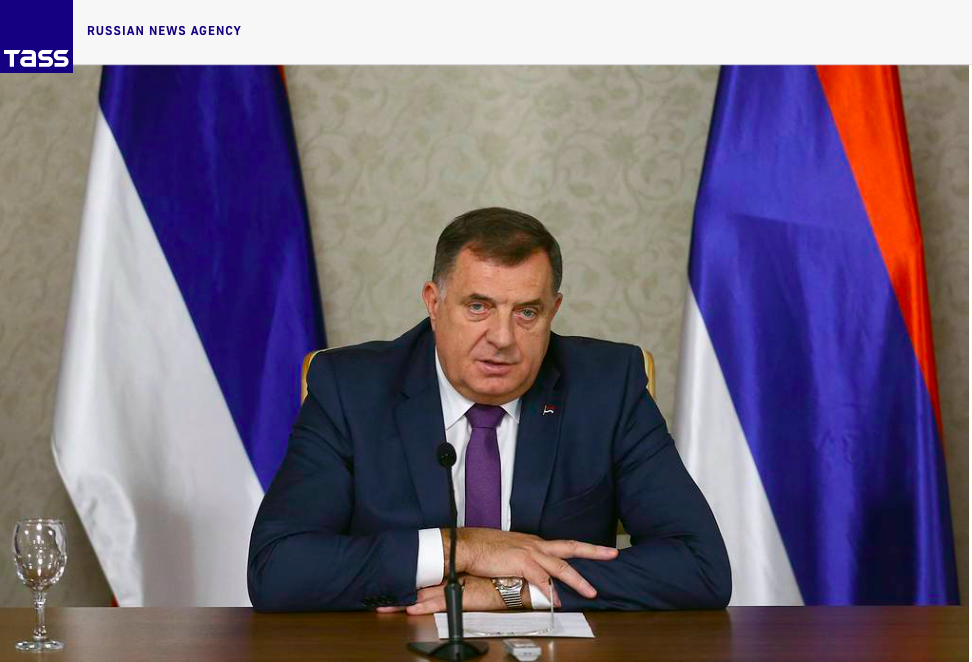 Milorad Dodik iznio užasne stavove u intervjuu za rusku državnu agenciju Tass