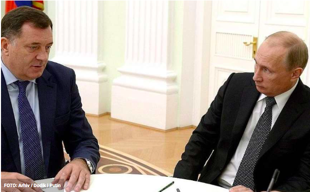 Putin će danas u Moskvi primiti Dodika koji sastanak čeka u izolaciji