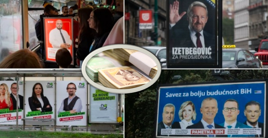 BAČEN NOVAC: Političke stranke na izbornu kampanju dosad potrošile 9,6 miliona KM