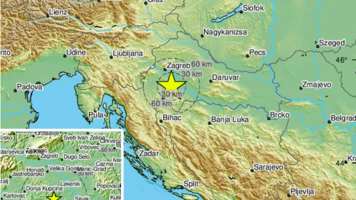 Zabilježena dva slabija potresa u Hrvatskoj i Srbiji