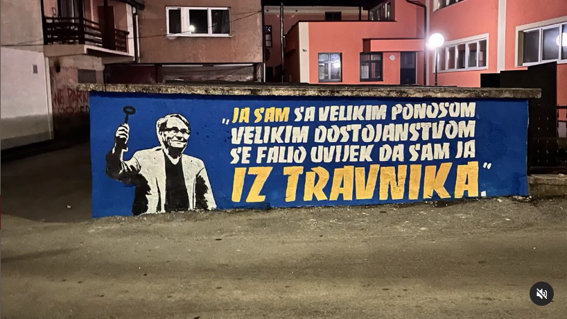Ćiro dobio mural u Travniku
