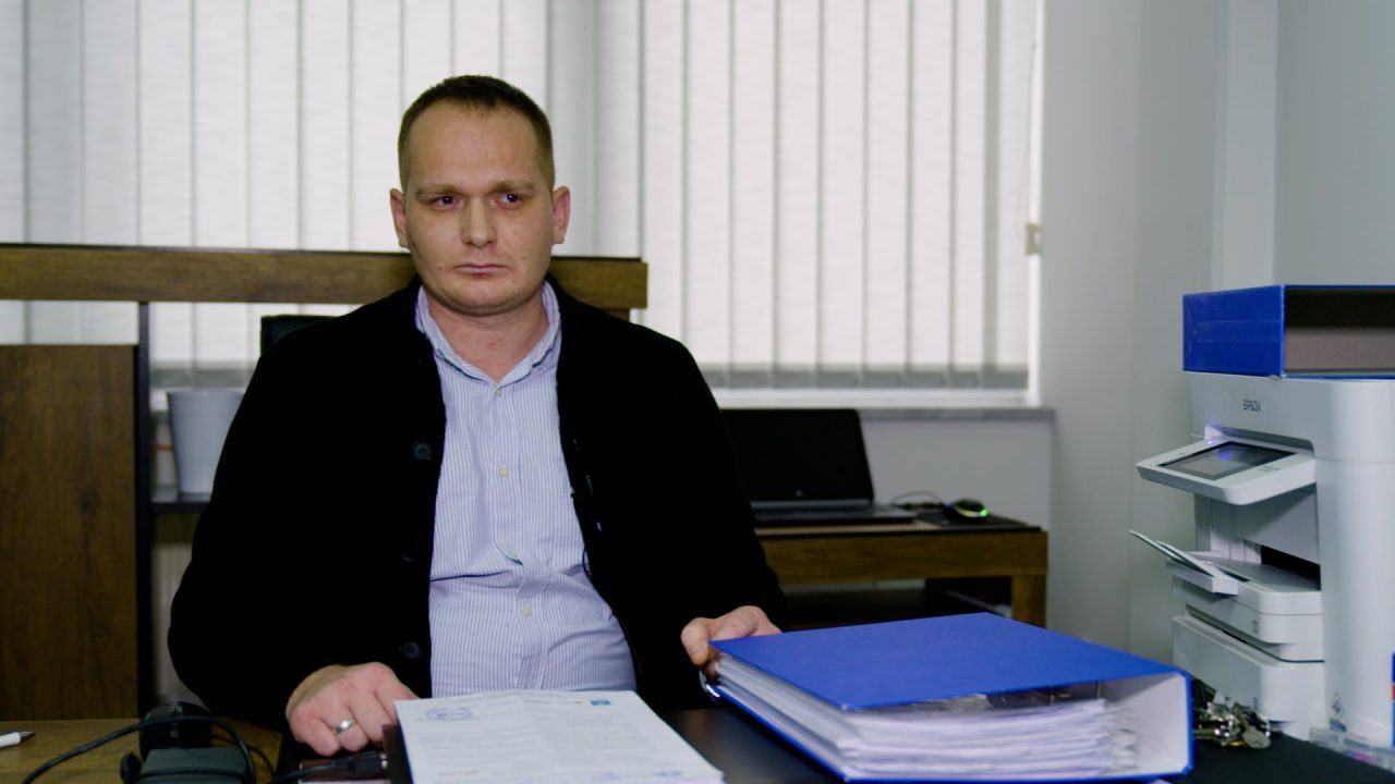 Kemal Muratović u svojoj kancelariji u Sarajevu. Foto: Detektor