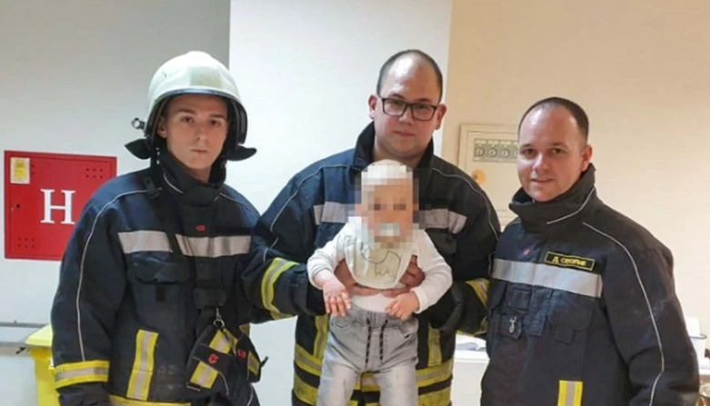 Kako su vatrogasci u BiH spasili jednogodišnju bebu