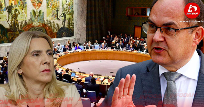 Danas Vijeće sigurnosti UN raspravlja o BiH. Cvijanović brani RS, Schmidt napada reisa