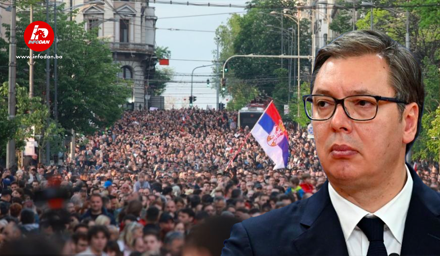 Najavljen novi protest u Beogradu: Formira se krug oko zgrade Vlade Srbije