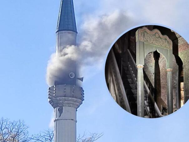 Priveden muškarac koji se dovodi u vezu s paljenjem džamije