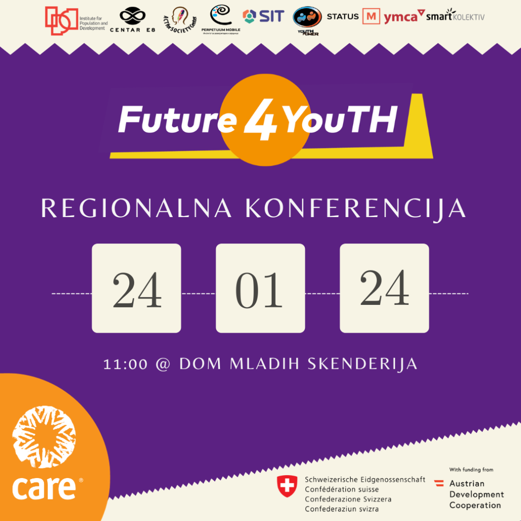 Sarajevo će ugostiti Regionalnu konferenciju ‘Budućnost za mlade’ 24. januara u Domu mladih