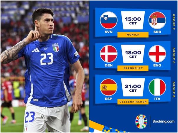 EURO 2024: Španija protiv Italije i Srbija protiv Slovenije u borbi za osminu finala