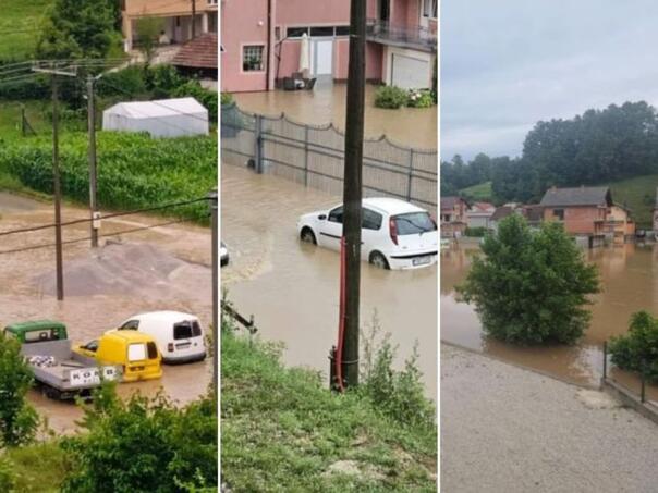 Vanredno stanje u USK: Poplave paralisale puteve i sela