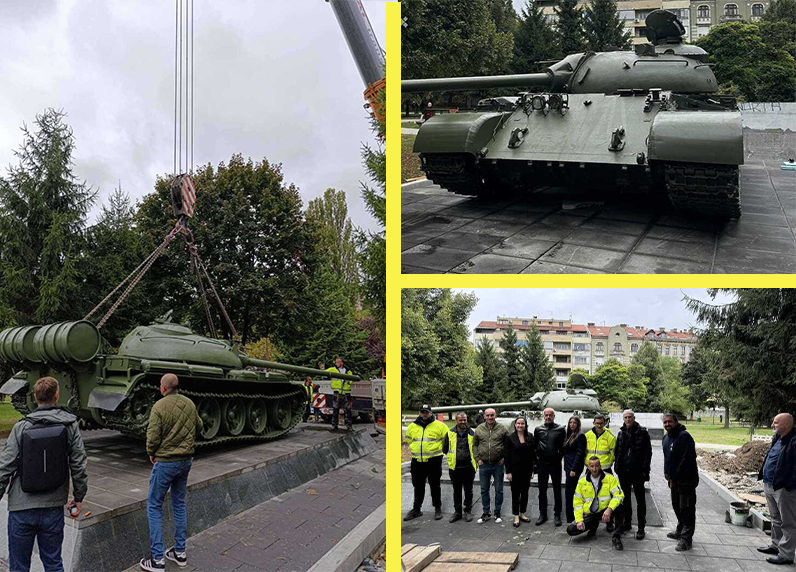 Stigao tenk za spomen-obilježje bosanskim specijalcima u Sarajevu