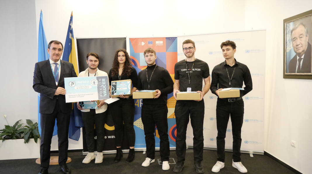 Pobjednici UNESCO-ovog hackathona tim ZAADA: KREATIVNOM ENERGIJOM PROTIV GOVORA MRŽNJE