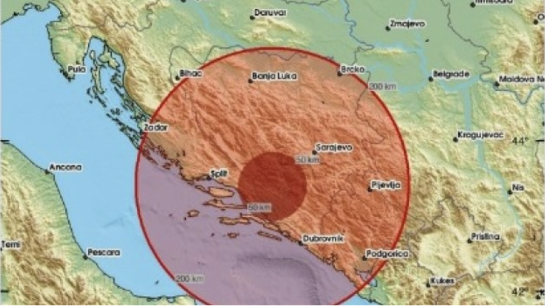 Zemljotres pogodio Hercegovinu: Epicentar kod Jablanice