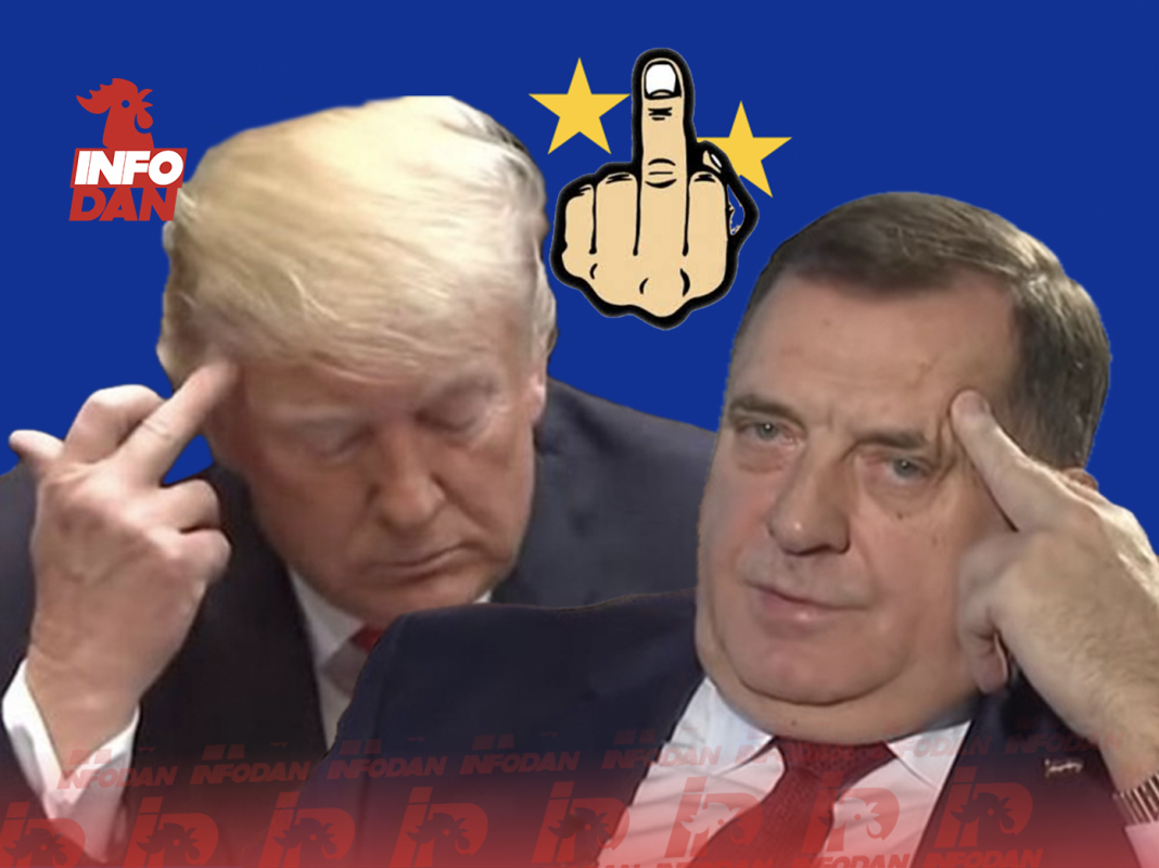 DODIK OKREĆE LEĐA EU: RS REVIDIRA PODRŠKU EVROPSKOM PUTU POD UTJECAJEM TRUMPOVE POLITIKE!