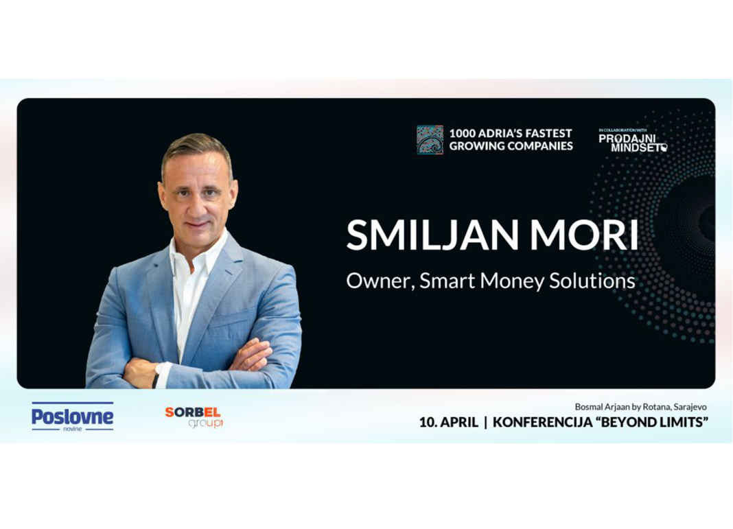 Smiljan Mori na konferenciji Beyond Limits: Čovjek koji se ne mijenja, ne može promijeniti ništa u svom životu