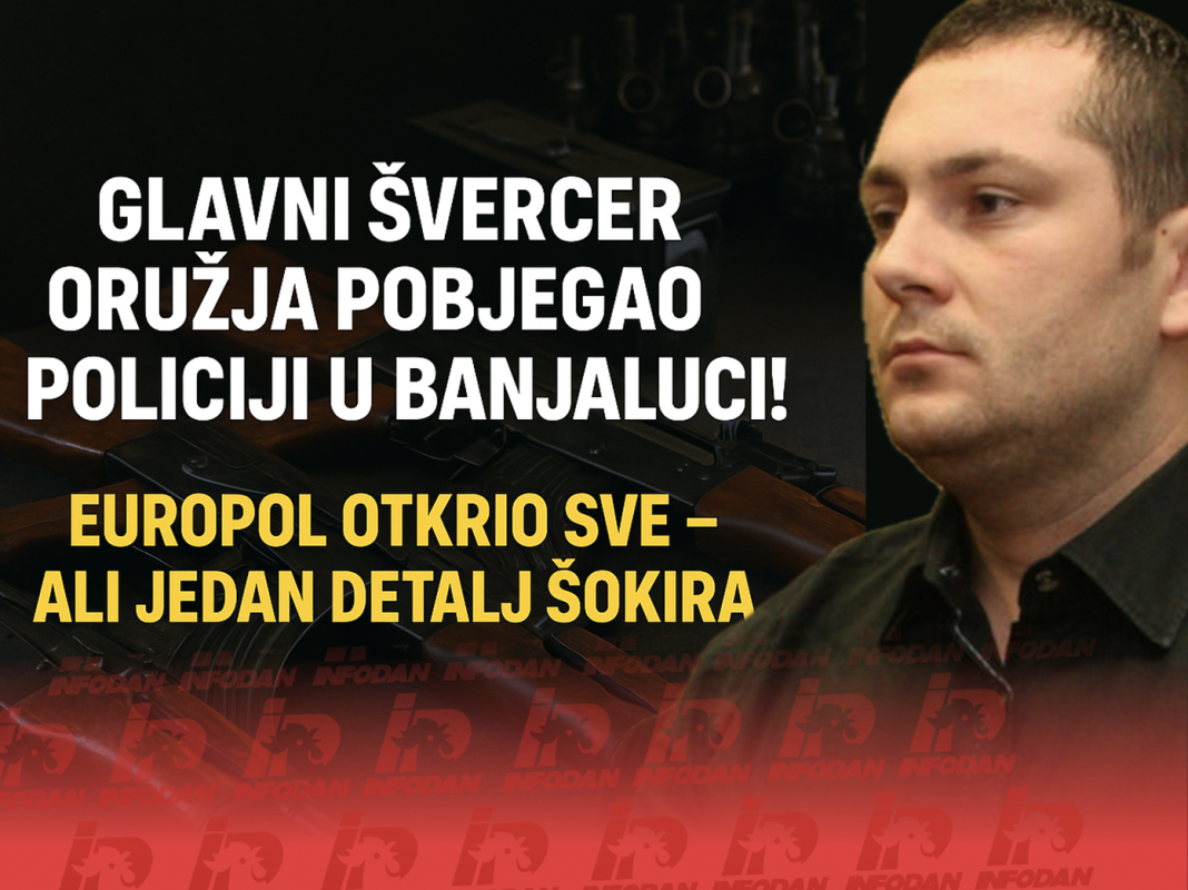 Glavni švercer oružja pobjegao policiji u Banjaluci! Europol otkrio sve – ali jedan detalj ŠOKIRA!