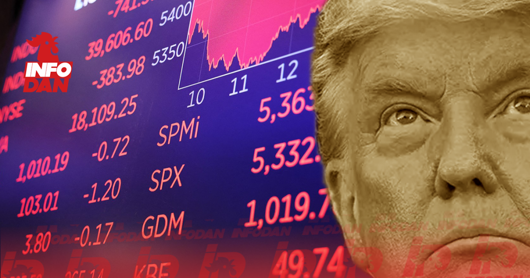 GLOBALNA EKONOMSKA PANIKA! Trumpove carine pokrenule najgori pad burzi od koronakrize – izgubljeno 2.400 milijardi dolara!