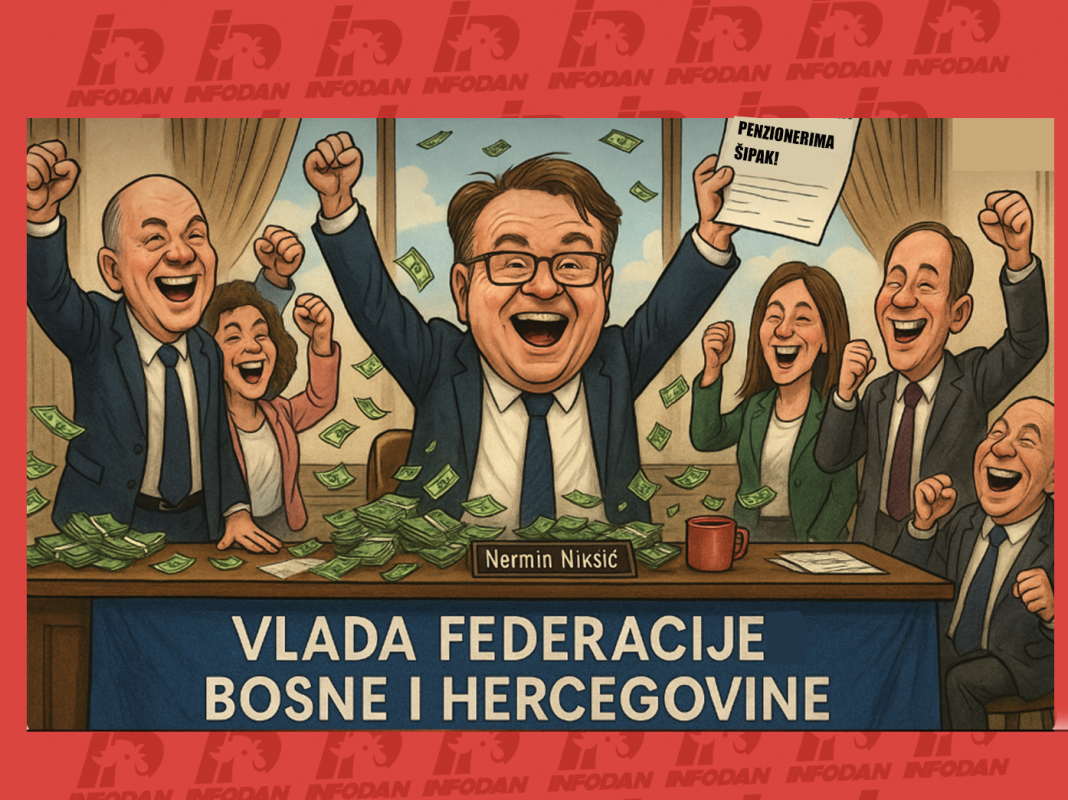 NAROD STEGNE KAIŠ, A ONI GA RASKOPČAJU! Članovi Vlade FBiH povećali naknade sebi i svojim savjetnicima!