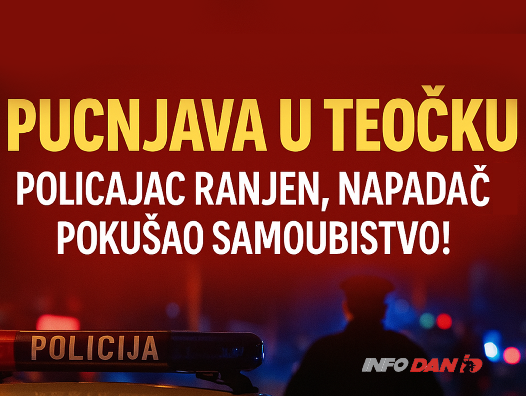 🔴 PUCNJAVA U TEOČKU: Policajac ranjen, napadač pokušao samoubistvo!