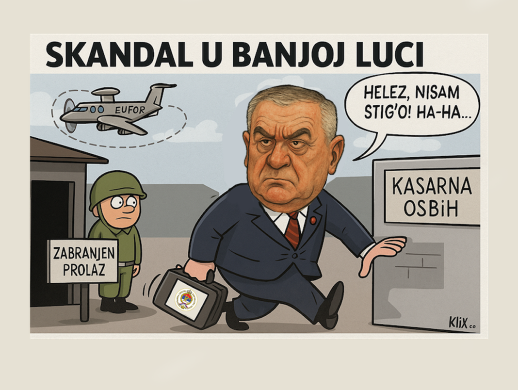 🚨 SKANDAL U BANJOJ LUCI: Višković provalio u kasarnu OSBiH uprkos ZABRANI – Helez ignorisan, a iznad svega kruži AVION EUFOR-a! 😱✈️ 🔥 POLITIČKA EKSPLOZIJA U BIH: Ignorisana naredba državnog ministra, institucije ponižene pred očima javnosti! U nevjerovatnom obratu, Radovan Višković, predsjednik Vlade Republike Srpske, danas je bez ikakvog zadržavanja ušao u kasarnu Oružanih snaga BiH Kozara kod Banje Luke, uprkos zvaničnoj zabrani ulaska koju je izdao ministar odbrane Zukan Helez! 🚷 👉 Radi se o obilježavanju Dana vojske RS-a i Trećeg pješadijskog puka (RS) OSBiH – događaju koji je trebao biti pod strogim nadzorom. ✈️ PANIKA U ZRAKU: Avion EUFOR-a kruži iznad kasarne! Dok je trojac Dodik – Stevandić – Višković bio unutar kasarne, iznad Banje Luke satima je kružio avion misije EUFOR-a, što je dodatno uzburkalo javnost i izazvalo lavinu komentara na društvenim mrežama! 📱 🔍 Prema aplikaciji FlightRadar24, riječ je o avionu Beech 90 King Air, koji pripada britanskoj firmi specijaliziranoj za snimanje iz vazduha i presretanje radio-signala. Letjelica se: Kreće brzinom od 300 km/h Nalazi na visini od oko 1.500 metara U više navrata letjela iznad Laktaša, zatim se vratila nad Banju Luku 🎯 Ovaj avion već je viđen u ključnim političkim trenucima – uključujući i posebne sjednice NSRS. Njegovo prisustvo danas iznad kasarne Kozara je jasan signal međunarodne budnosti! ❗Helezova zabrana POTPUNO IGNORISANA 📜 Ministar Helez naredio je Zajedničkom štabu da trojici lidera – Dodik, Stevandić i Višković – bude zabranjen pristup vojnim lokacijama, po čl. 13, 15 i 16 Zakona o odbrani BiH. 👉 Cilj zabrane: Zaštita vojske od političkog utjecaja 🛡️ Prevencija destabilizacije sistema ⚖️ Očuvanje povjerenja građana u OSBiH 👥 Ali realnost na terenu? 📉 Nula poštovanja prema institucijama. Višković je samo prošao pored straže. ⚖️ Trojac pod istragom, ali niko ih ne dira! Podsjetimo, Višković, Dodik i Stevandić već dva mjeseca izbjegavaju Tužilaštvo BiH, koje ih traži zbog napada na ustavni poredak. 🔒 I pored naredbi za privođenje: Granična policija BiH ih pušta preko granica 🚧 SIPA i druge agencije šute 🤐 Zajednički štab OSBiH ne reaguje ⚠️ 🧨 Poniženje OSBiH i politička arogancija Višković je u kasarnu Kozara stigao u pratnji zamjenika ministra odbrane BiH Aleksandra Goganovića. Zajedno su ušetali na ceremoniju, dok državna zabrana visi u zraku kao – papir bez težine. 📄 Iznad njih, simbolično, kruži EUFOR-ov avion. I dok političari šetaju vojnim kompleksom, institucije BiH tonu u beznađe. 🧠 Pitanje dana: Ko stvarno upravlja ovom zemljom? Građani gledaju kako se urušava autoritet države, vojske i zakona. Avioni snimaju, političari dominiraju, a institucije šute. 📢 Hoće li neko konačno povući crtu? Ili je BiH već pregažena?