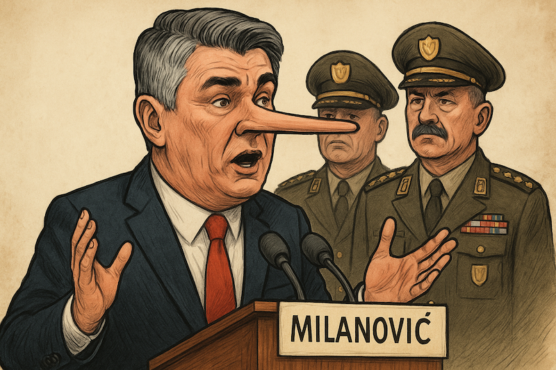 LAŽOV! Milanović kao Pinokio! Izmislio optužnice! Nos mu od Pantovčaka do Sarajeva