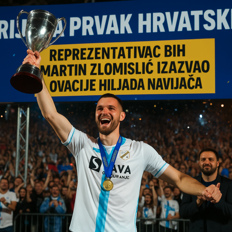 Reprezentativac BiH Martin Zlomislić izazvao ovacije hiljada navijačav