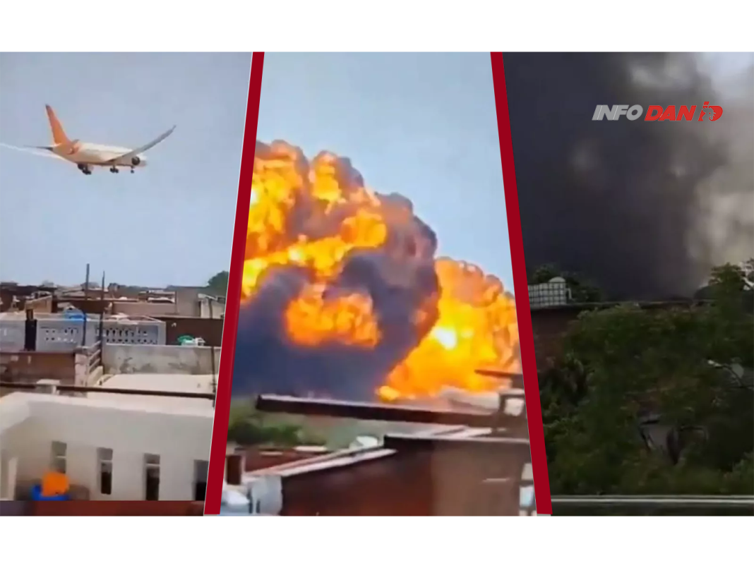 🚨 TRAGEDIJA U INDIJI: Srušio se avion sa 242 putnika koji je letio za London
