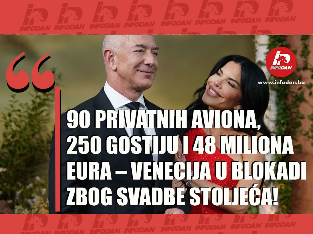 VENECIJA POD OPSADOM: BEZOSOVO VJENČANJE KOŠTA KAO BUDŽET GRADA!