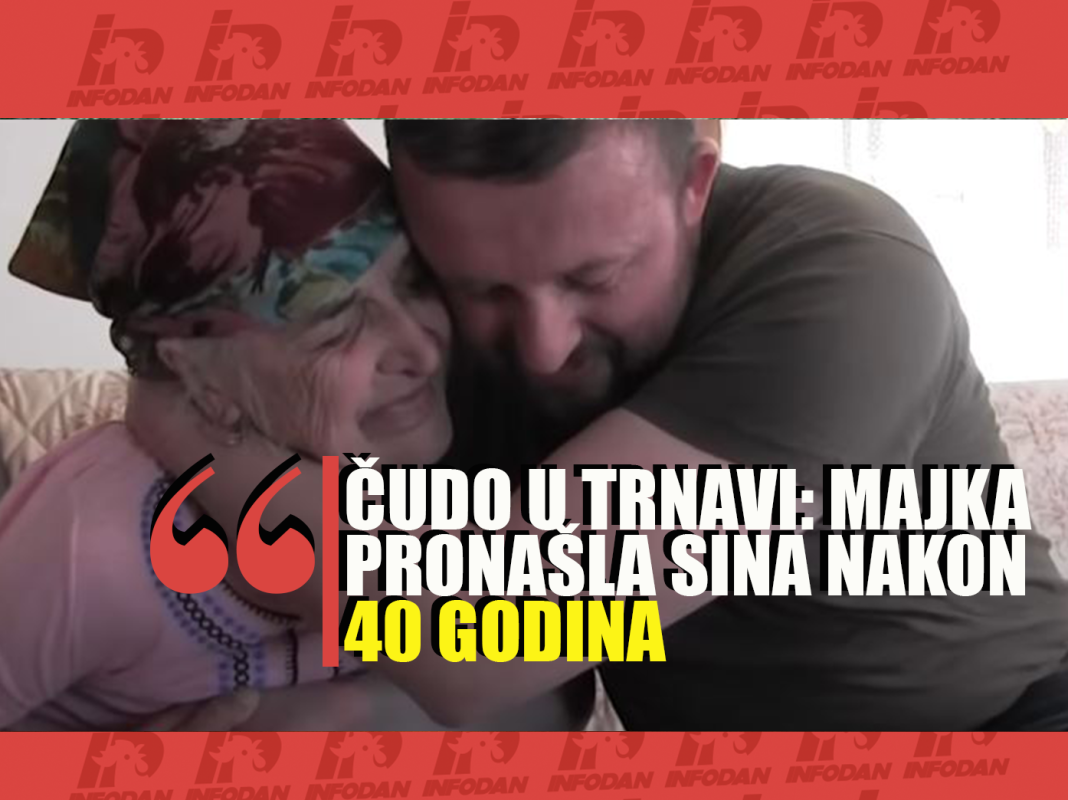 “DA LI SANJAM?” MAJKA PRONAŠLA SINA NAKON 40 GODINA – SNIMAK KOJI LOMI SRCE!