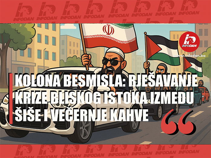 KOLONA BESMISLA: Rješavanje krize Bliskog istoka između šiše i večernje kahve