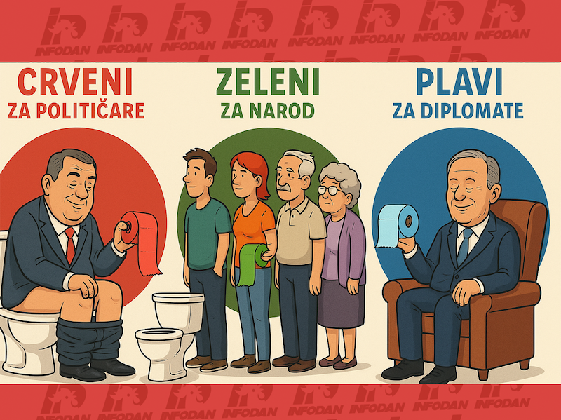 PO UZORU NA ELEKTROPRIVREDU: VIOLETA UVODI TROSLOJNI TARIFNI SISTEM PLAĆANJA - CRVENI, ZELENI I PLAVI TOALET PAPIR!