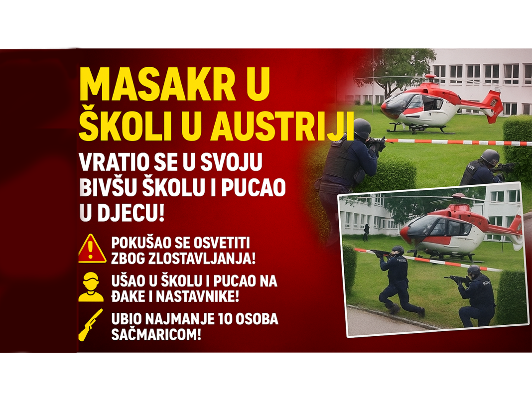 ZA 15 MINUTA UBIO 11 I RANIO 12 LJUDI. DJECA SE PRETVARALA DA SU MRTVA