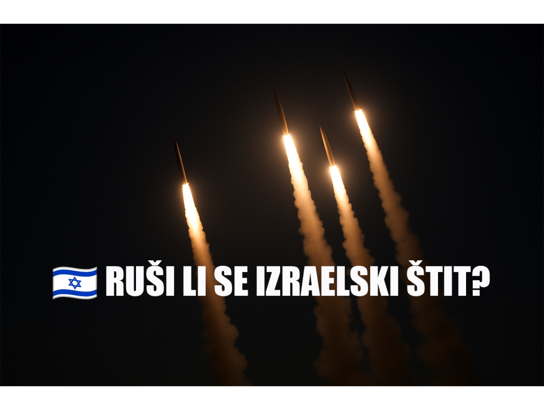 RUŠI LI SE IZRAELSKI ŠTIT? Presretači se troše kao bombone, Iran zatrpava raketama! 🚨