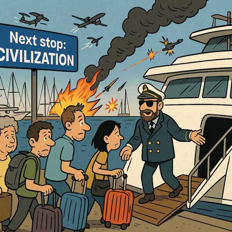 🛥️ JAHTAMA U SLOBODU: Novi startup izraelske diplomatije – bježi kako ko može!