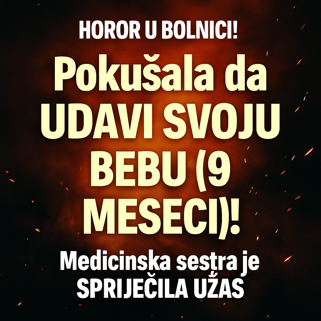 Majka pokušala ugušiti bebu jastukom! 
