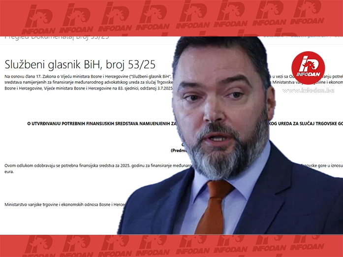 Košarac dao 420.000 KM advokatima iz Pariza za Trgovsku goru