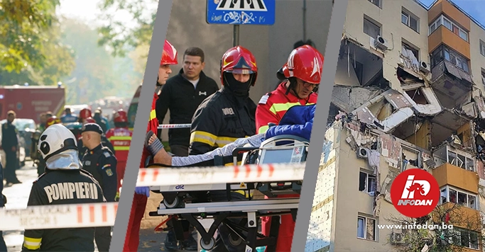 Eksplozija u Bukureštu: Dvoje mrtvih, zgrada sravnjena