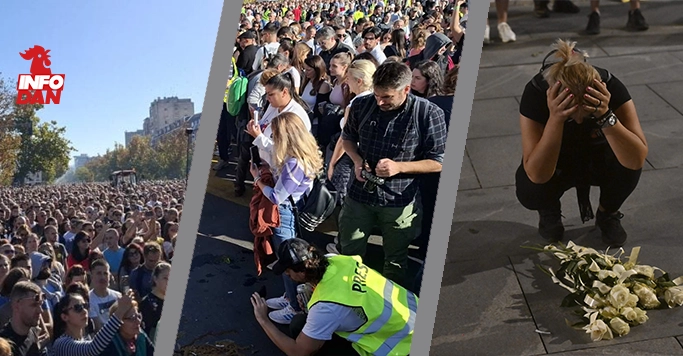 Novi Sad u tišini: Komemoracija za 16 poginulih na kolodvoru