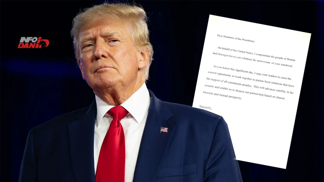 Trump čestitao Dan državnosti BiH