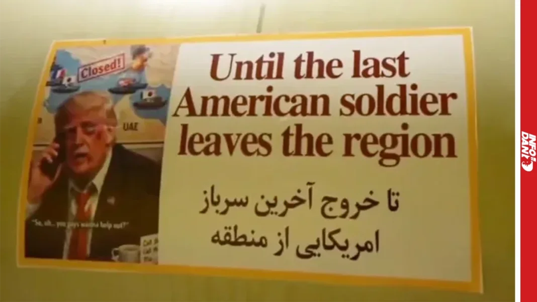 Iran poslao brutalnu poruku Trumpu: Na raketi naljepnica prebijenog američkog predsjednika koji moli za pomoć