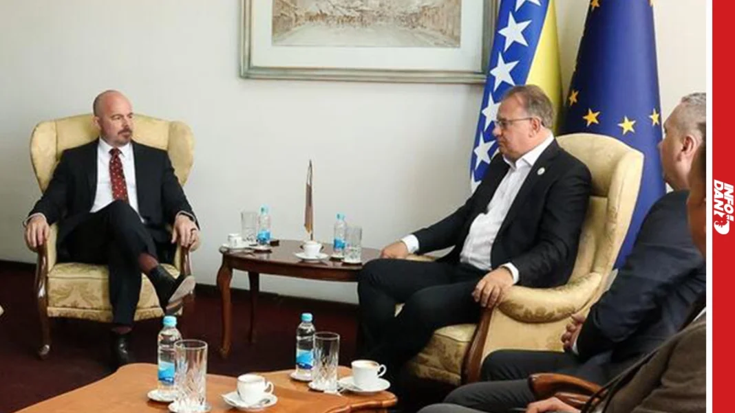 Nikšić i američki diplomata Ginkel razgovarali o Južnoj interkonekciji: Fokus na energetskoj sigurnosti BiH