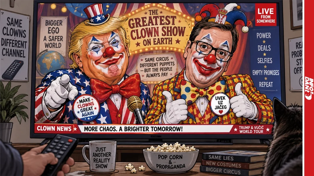 Trump TV i Vučićeva Srbija: Kada vlast više ne želi novinare, nego vlastitu verziju stvarnosti